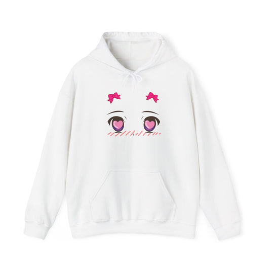 Cute Anime Eyes Unisex Hoodie - Soft & Stylish Sweatshirt for Everyday Wear